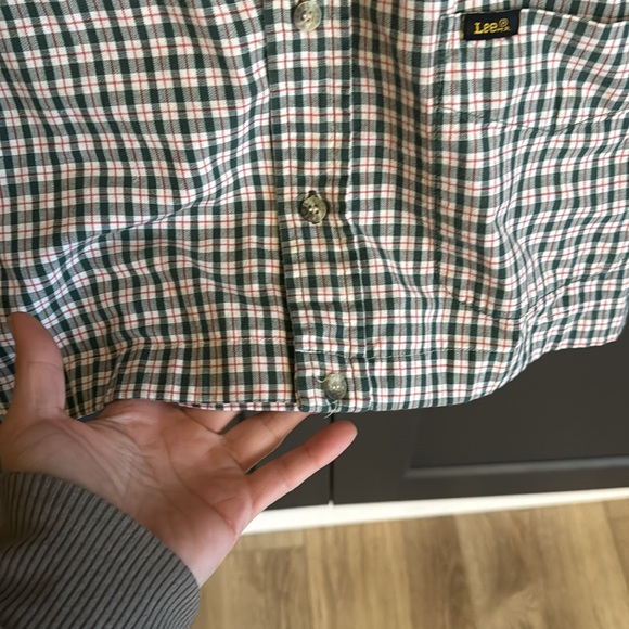 Vintage Lee Cropped plaid top - Picture 5 of 5